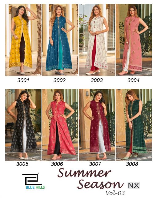 Blue Hills Summer Season Vol 3 Nx Kurti Wholesale Catalog 8 Pcs 10 510x650 - Blue Hills Summer Season Vol 3 Nx Kurti Wholesale Catalog 8 Pcs