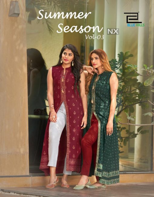 Blue Hills Summer Season Vol 3 Nx Kurti Wholesale Catalog 8 Pcs 9 510x650 - Blue Hills Summer Season Vol 3 Nx Kurti Wholesale Catalog 8 Pcs