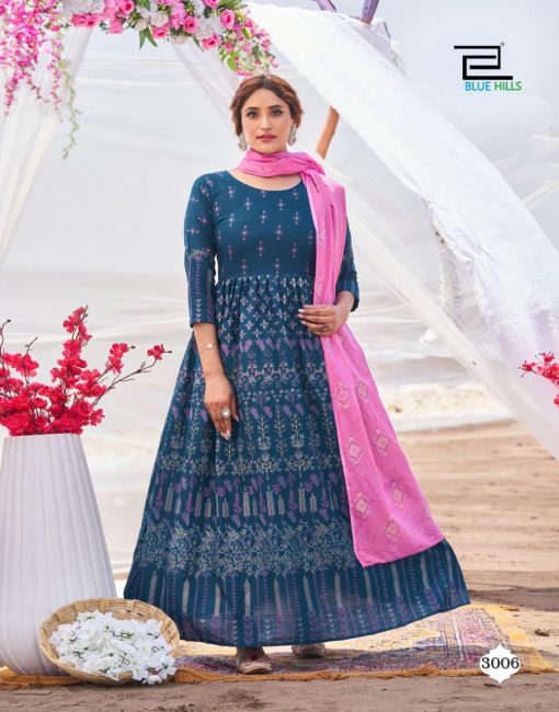 Blue Hills Walkway Dupatta Edition Vol 3 Kurti with Dupatta Wholesale Catalog 10 Pcs 8 510x650 - Blue Hills Walkway Dupatta Edition Vol 3 Kurti with Dupatta Wholesale Catalog 10 Pcs