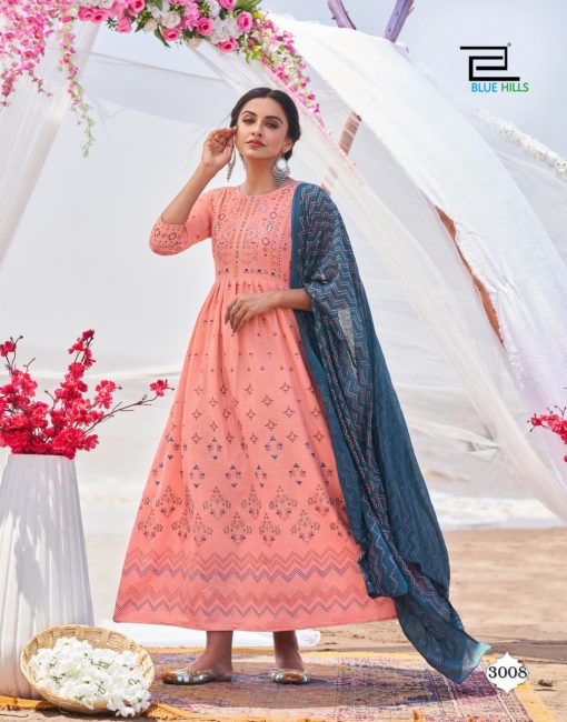 Blue Hills Walkway Dupatta Edition Vol 3 Kurti with Dupatta Wholesale Catalog 10 Pcs 9 510x650 - Blue Hills Walkway Dupatta Edition Vol 3 Kurti with Dupatta Wholesale Catalog 10 Pcs