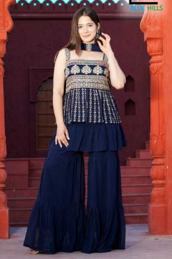 Blue Hills Wedding Season Kurti with Dupatta Bottom Wholesale Catalog 4 Pcs