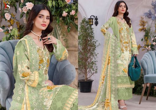 Deepsy Firdous Premium Lawn Embroidered Dupatta Salwar Suit Wholesale Catalog 8 Pcs 8 510x360 - Deepsy Firdous Premium Lawn Embroidered Dupatta Salwar Suit Wholesale Catalog 8 Pcs