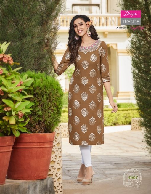 Diya Trends Victoria Vol 5 by Kajal Style Kurti Wholesale Catalog 10 Pcs 9 510x655 - Diya Trends Victoria Vol 5 by Kajal Style Kurti Wholesale Catalog 10 Pcs