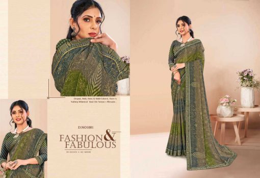 Hi Selection Golden Leaf Saree Sari Wholesale Catalog 8 Pcs 2 510x349 - Hi Selection Golden Leaf Saree Sari Wholesale Catalog 8 Pcs