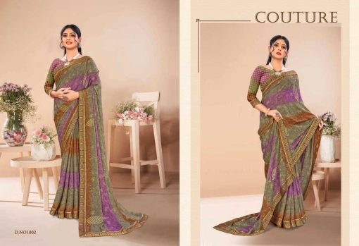 Hi Selection Golden Leaf Saree Sari Wholesale Catalog 8 Pcs 3 510x349 - Hi Selection Golden Leaf Saree Sari Wholesale Catalog 8 Pcs