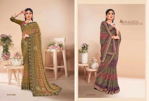 Hi Selection Golden Leaf Saree Sari Wholesale Catalog 8 Pcs 5 510x349 - Hi Selection Golden Leaf Saree Sari Wholesale Catalog 8 Pcs