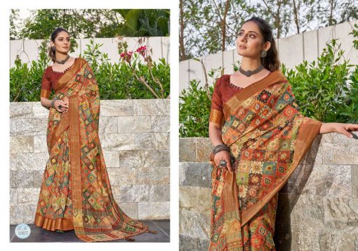 Hi Studio Rangat Saree Sari Wholesale Catalog 8 Pcs 8 510x357 - Hi Studio Rangat Saree Sari Wholesale Catalog 8 Pcs