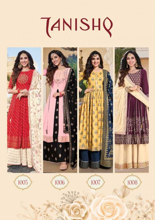 Kajal Style Tanishq Vol 1 Kurti with Dupatta Wholesale Catalog 8 Pcs 23 510x725 - Kajal Style Tanishq Vol 1 Kurti with Dupatta Wholesale Catalog 8 Pcs