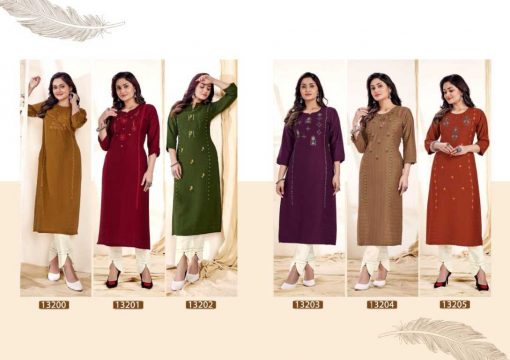 Kalaroop Creamy by Kajree Kurti Wholesale Catalog 6 Pcs 10 510x360 - Kalaroop Creamy by Kajree Kurti Wholesale Catalog 6 Pcs