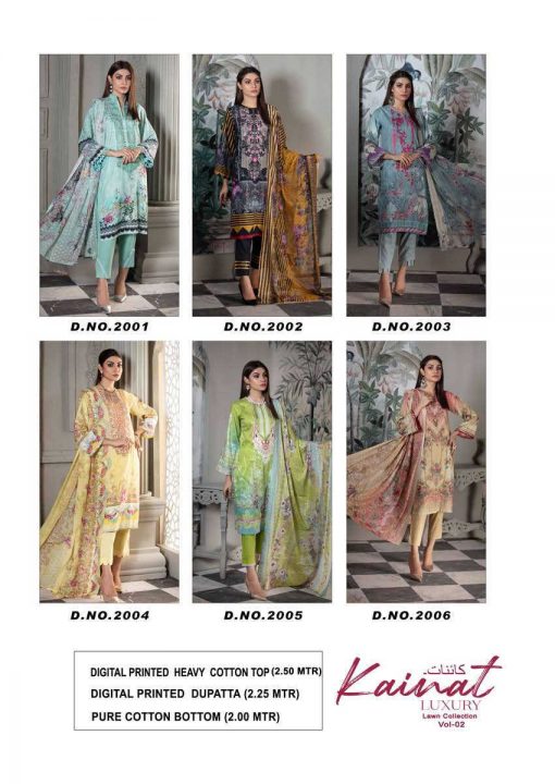 Keval Fab Kainat Luxury Lawn Collection Vol 2 Salwar Suit Wholesale Catalog 6 Pcs 10 510x720 - Keval Fab Kainat Luxury Lawn Collection Vol 2 Salwar Suit Wholesale Catalog 6 Pcs