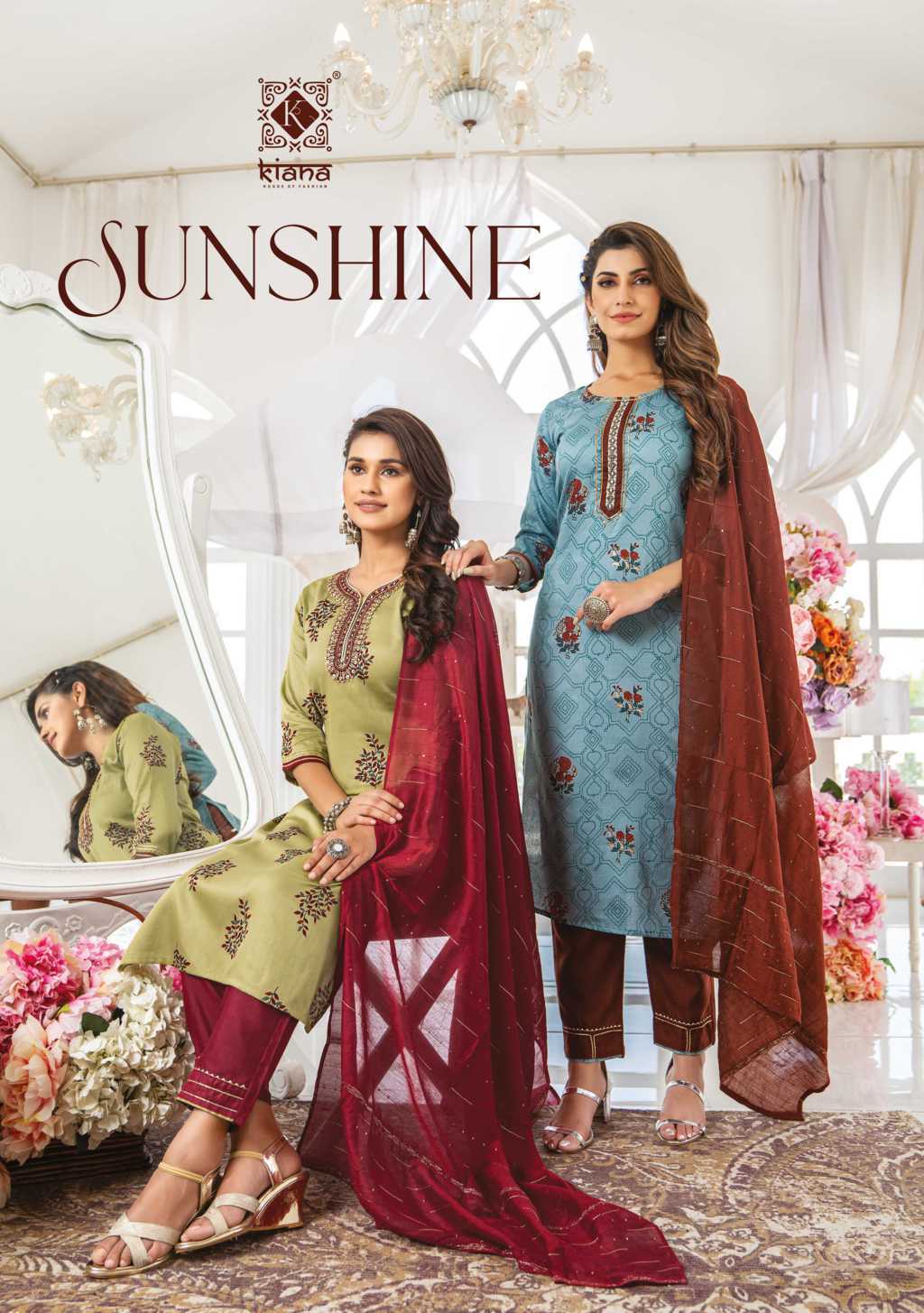 sunshine vol3 by s4u exclusive designer kurtis catalogue manufacturer surat