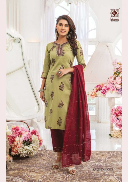 Kiana Sunshine Kurti with Dupatta Bottom Wholesale Catalog 8 Pcs 8 510x725 - Kiana Sunshine Kurti with Dupatta Bottom Wholesale Catalog 8 Pcs