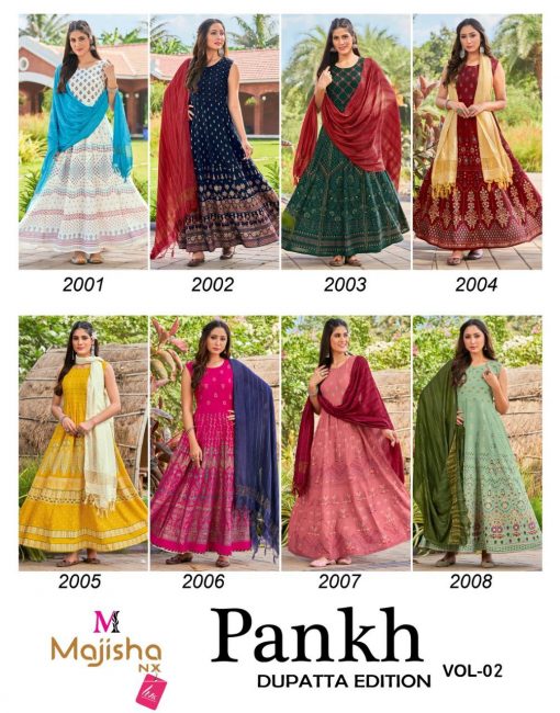 Majisha Nx Pankh Vol 2 Dupatta Edition Kurti with Dupatta Wholesale Catalog 8 Pcs 12 510x650 - Majisha Nx Pankh Vol 2 Dupatta Edition Kurti with Dupatta Wholesale Catalog 8 Pcs