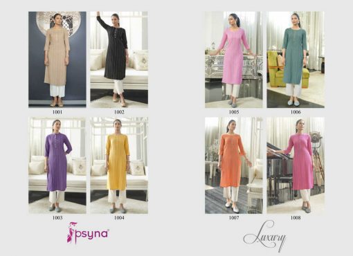 Psyna Luxury Kurti Wholesale Catalog 8 Pcs 12 510x370 - Psyna Luxury Kurti Wholesale Catalog 8 Pcs