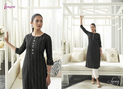 Psyna Luxury Kurti Wholesale Catalog 8 Pcs 4 510x370 - Psyna Luxury Kurti Wholesale Catalog 8 Pcs