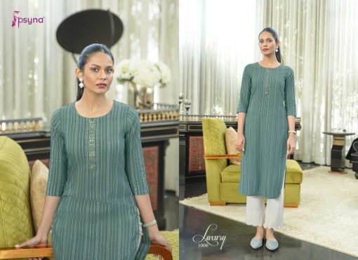 Psyna Luxury Kurti Wholesale Catalog 8 Pcs 9 510x370 - Psyna Luxury Kurti Wholesale Catalog 8 Pcs