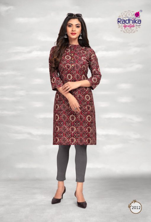 Radhika Traditional Vol 2 Kurti Wholesale Catalog 12 Pcs 10 510x746 - Radhika Traditional Vol 2 Kurti Wholesale Catalog 12 Pcs