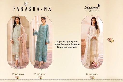 Serene Farasha NX Salwar Suit Wholesale Catalog 3 Pcs 9 510x340 - Serene Farasha NX Salwar Suit Wholesale Catalog 3 Pcs