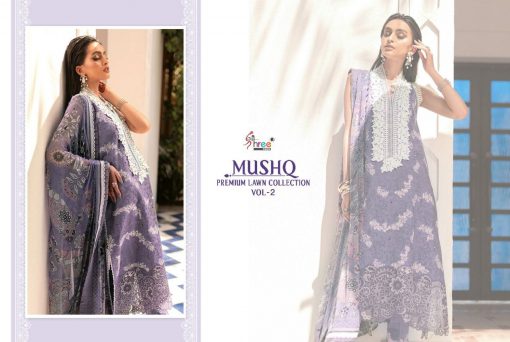 Shree Fabs Mushq Premium Lawn Collection Vol 2 Salwar Suit Wholesale Catalog 4 Pcs 7 510x342 - Shree Fabs Mushq Premium Lawn Collection Vol 2 Salwar Suit Wholesale Catalog 4 Pcs