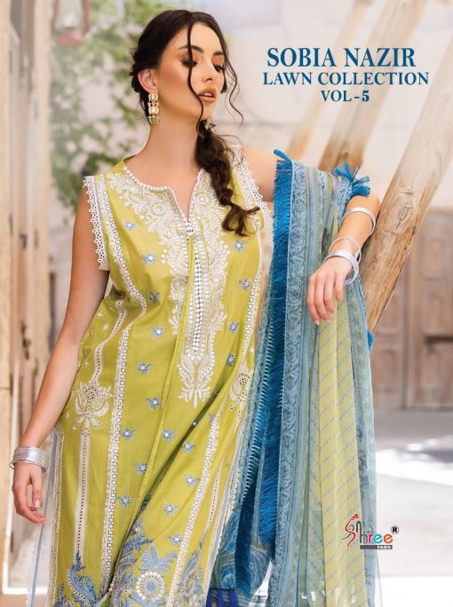 Shree Fabs Sobia Nazir Lawn Collection Vol 5 Salwar Suit Wholesale Catalog 5 Pcs 1 510x684 - Shree Fabs Sobia Nazir Lawn Collection Vol 5 Salwar Suit Wholesale Catalog 5 Pcs