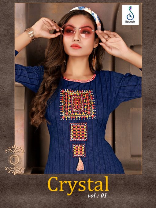 Suvesh Crystal Vol 1 Kurti Wholesale Catalog 6 Pcs 1 510x680 - Suvesh Crystal Vol 1 Kurti Wholesale Catalog 6 Pcs