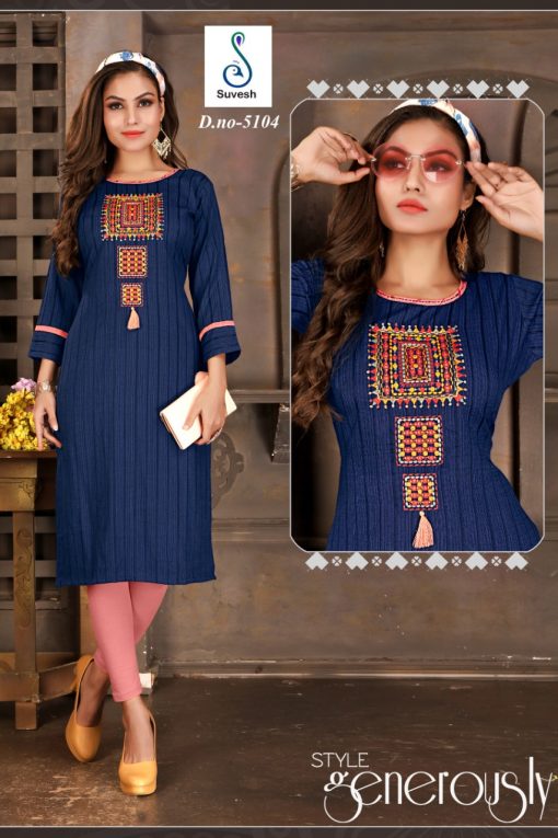 Suvesh Crystal Vol 1 Kurti Wholesale Catalog 6 Pcs 2 510x765 - Suvesh Crystal Vol 1 Kurti Wholesale Catalog 6 Pcs