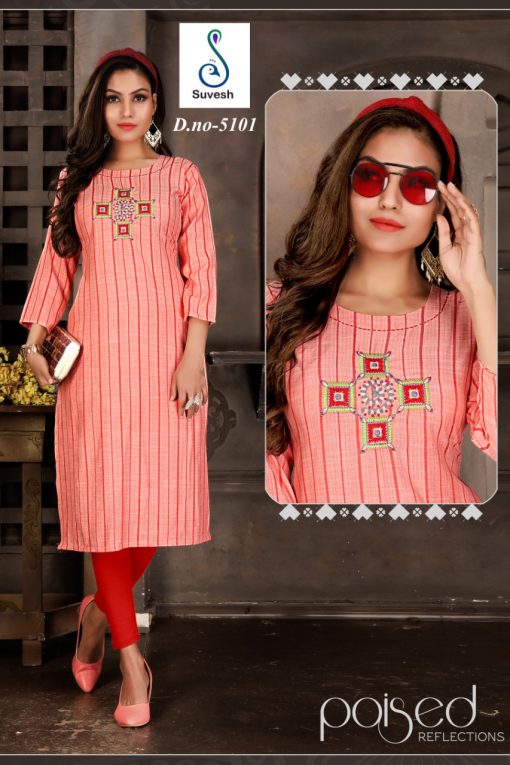 Suvesh Crystal Vol 1 Kurti Wholesale Catalog 6 Pcs 5 510x765 - Suvesh Crystal Vol 1 Kurti Wholesale Catalog 6 Pcs