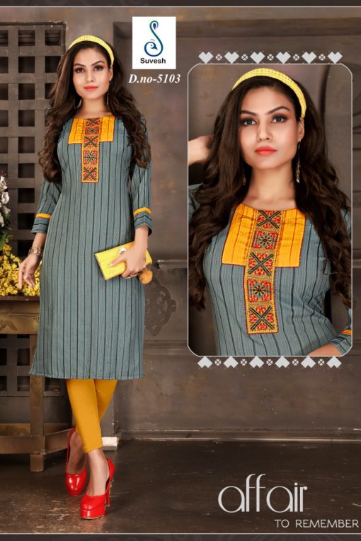 Suvesh Crystal Vol 1 Kurti Wholesale Catalog 6 Pcs 7 510x765 - Suvesh Crystal Vol 1 Kurti Wholesale Catalog 6 Pcs