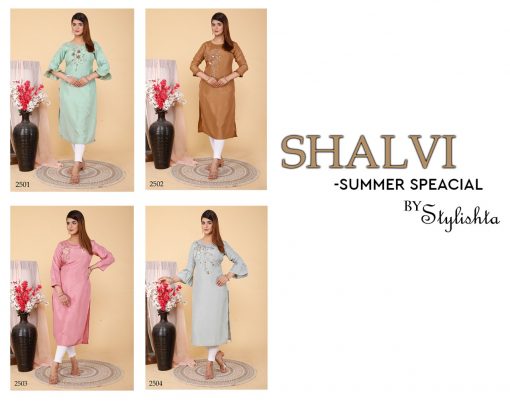 Tejaswee Stylishta Shalvi Summer Special Kurti Wholesale Catalog 4 Pcs 18 510x408 - Tejaswee Stylishta Shalvi Summer Special Kurti Wholesale Catalog 4 Pcs