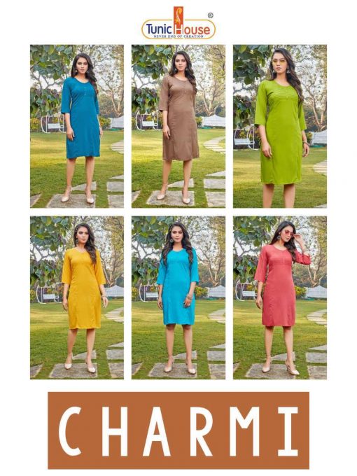 Tunic House Charmi Kurti Wholesale Catalog 6 Pcs 7 510x680 - Tunic House Charmi Kurti Wholesale Catalog 6 Pcs