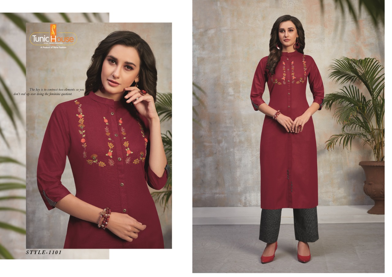 The Signature Attire Non-Stretchable Cotton Silk Kurti with Contrast  Collar, Age Group: 15-45 at Rs 675 in Bengaluru