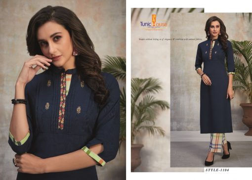 Tunic House Najuk Vol 2 Kurti with Pant Wholesale Catalog 4 Pcs 4 510x364 - Tunic House Najuk Vol 2 Kurti with Pant Wholesale Catalog 4 Pcs