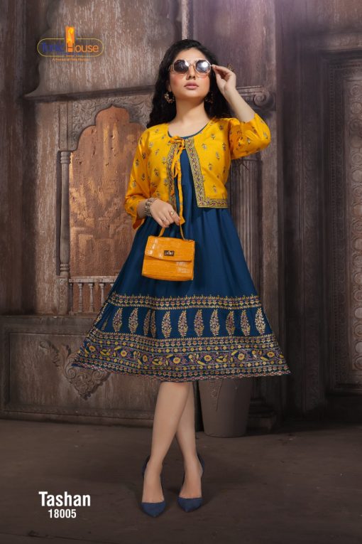 Tunic House Tashan Kurti Wholesale Catalog 6 Pcs 5 510x765 - Tunic House Tashan Kurti Wholesale Catalog 6 Pcs