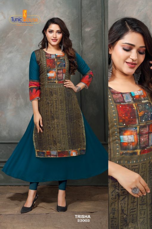 Tunic House Trisha Kurti Wholesale Catalog 5 Pcs 2 510x765 - Tunic House Trisha Kurti Wholesale Catalog 5 Pcs