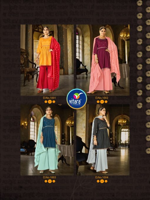 Vitara Prime Rose Kurti with Dupatta Sharara Wholesale Catalog 4 Pcs 11 510x680 - Vitara Prime Rose Kurti with Dupatta Sharara Wholesale Catalog 4 Pcs