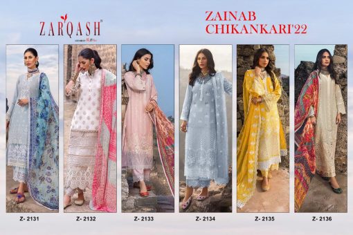 Zarqash Zainab Chikankari 22 by Khayyira Salwar Suit Wholesale Catalog 6 Pcs 7 510x340 - Zarqash Zainab Chikankari 22 by Khayyira Salwar Suit Wholesale Catalog 6 Pcs