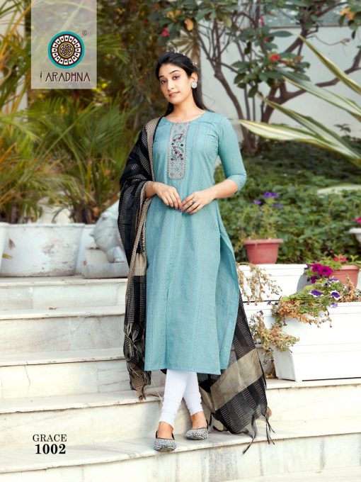 Aradhna Grace Vol 1 Kurti with Dupatta Wholesale Catalog 6 Pcs 1 510x680 - Aradhna Grace Vol 1 Kurti with Dupatta Wholesale Catalog 6 Pcs