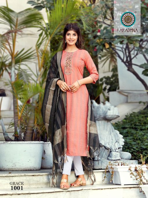 Aradhna Grace Vol 1 Kurti with Dupatta Wholesale Catalog 6 Pcs 2 1 510x680 - Aradhna Grace Vol 1 Kurti with Dupatta Wholesale Catalog 6 Pcs