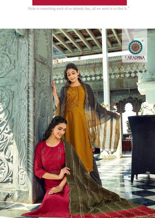 Aradhna Hand Work Vol 4 Kurti with Dupatta Bottom Wholesale Catalog 6 Pcs 16 510x715 - Aradhna Hand Work Vol 4 Kurti with Dupatta Bottom Wholesale Catalog 6 Pcs