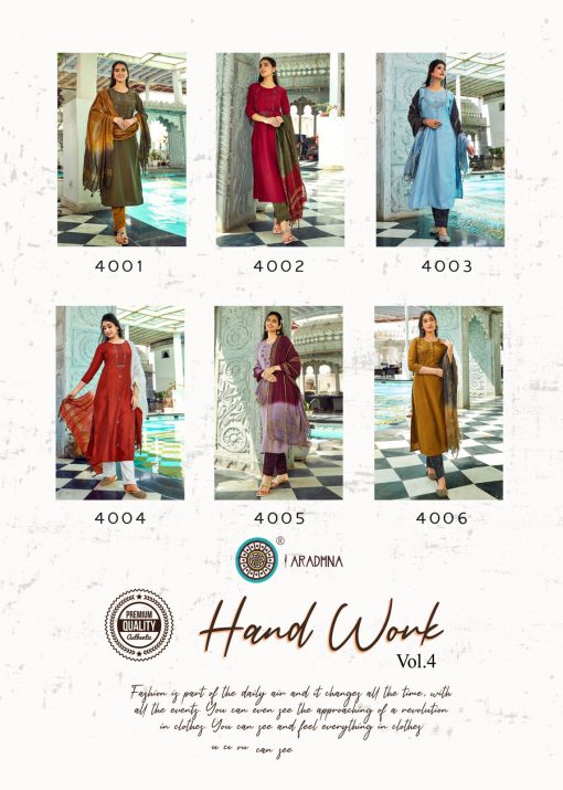 Aradhna Hand Work Vol 4 Kurti with Dupatta Bottom Wholesale Catalog 6 Pcs 18 510x715 - Aradhna Hand Work Vol 4 Kurti with Dupatta Bottom Wholesale Catalog 6 Pcs