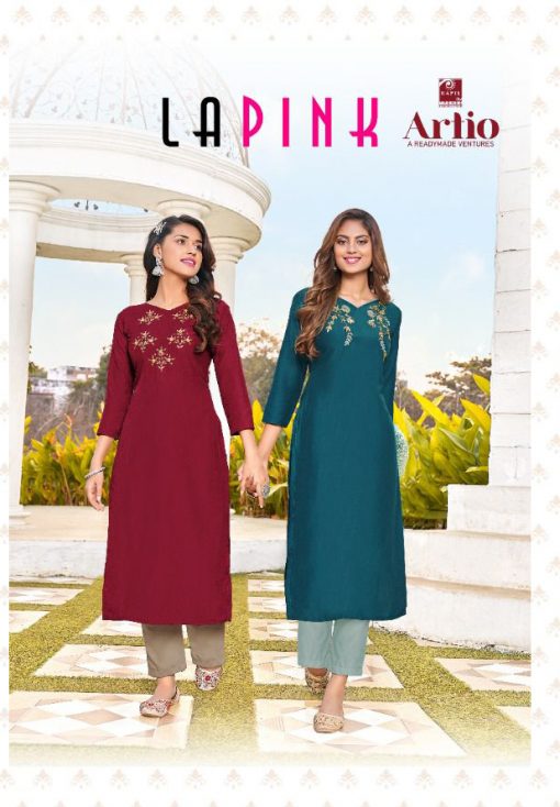 Artio Lapink by Kapil Trendz Kurti with Pant Wholesale Catalog 6 Pcs 1 510x734 - Artio Lapink by Kapil Trendz Kurti with Pant Wholesale Catalog 6 Pcs