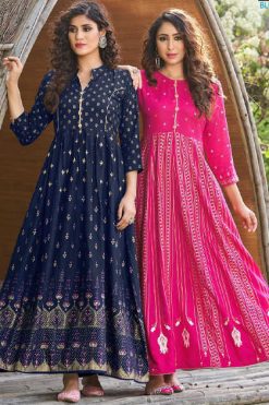 Blue Hills Walkway Vol 35 Kurti Wholesale Catalog 8 Pcs