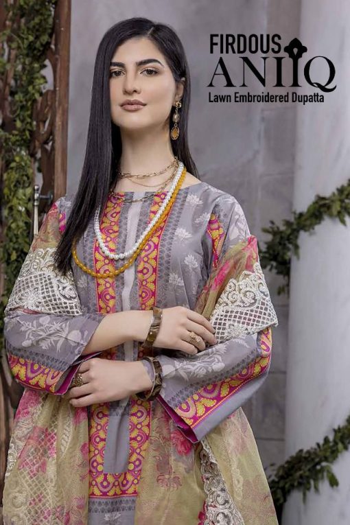 Deepsy Firdous Aniiq Lawn Embroidered Dupatta Salwar Suit Wholesale Catalog 6 Pcs 1 510x765 - Deepsy Firdous Aniiq Lawn Embroidered Dupatta Salwar Suit Wholesale Catalog 6 Pcs