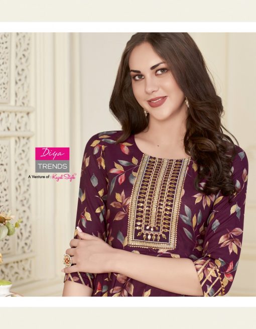 Diya Trends Fashion Samora Vol 1 by Kajal Style Kurti with Pant Wholesale Catalog 10 Pcs 4 510x655 - Diya Trends Fashion Samora Vol 1 by Kajal Style Kurti with Pant Wholesale Catalog 10 Pcs