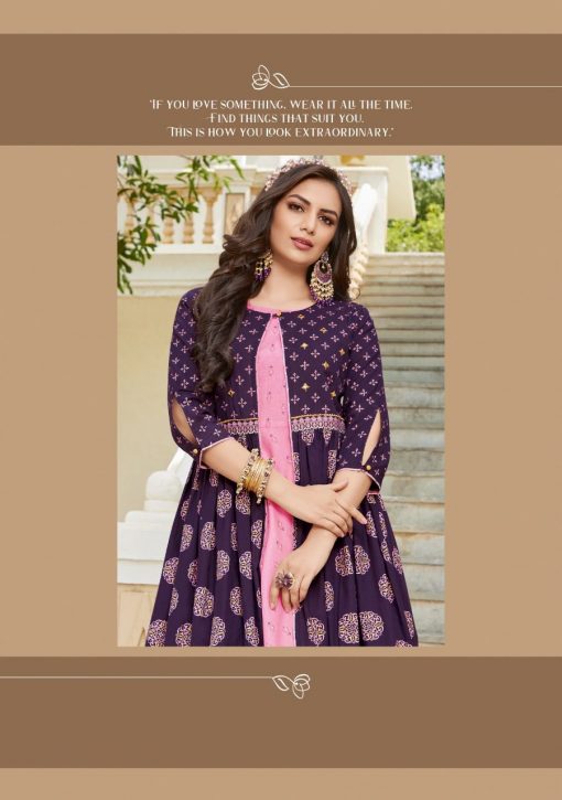 Kajal Style Srug Vol 1 Kurti with Srug Wholesale Catalog 8 Pcs 6 510x725 - Kajal Style Srug Vol 1 Kurti with Srug Wholesale Catalog 8 Pcs