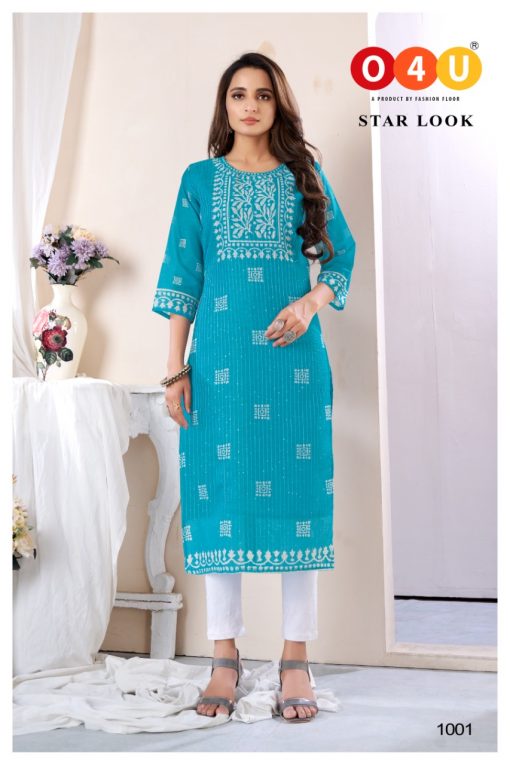 O4U Star Look by Fashion Floor Kurti Wholesale Catalog 8 Pcs 1 510x765 - O4U Star Look by Fashion Floor Kurti Wholesale Catalog 8 Pcs