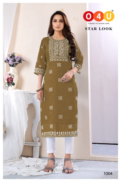 O4U Star Look by Fashion Floor Kurti Wholesale Catalog 8 Pcs 2 510x765 - O4U Star Look by Fashion Floor Kurti Wholesale Catalog 8 Pcs