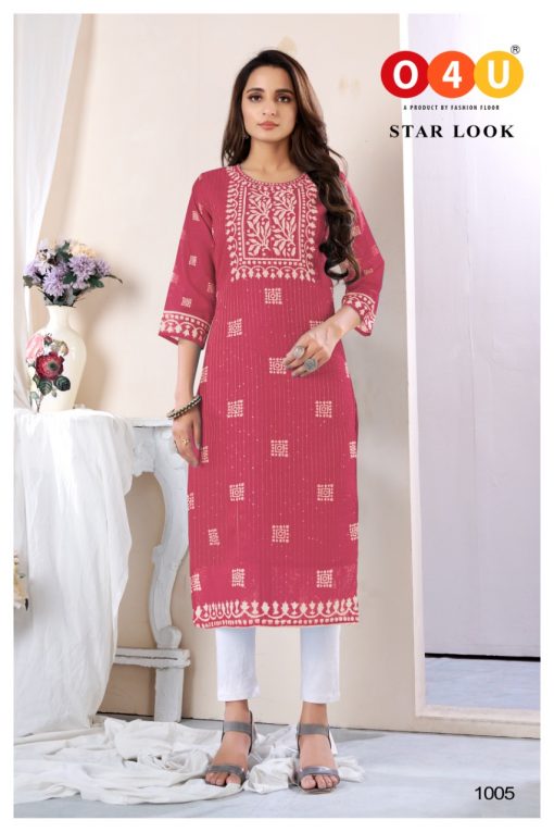 O4U Star Look by Fashion Floor Kurti Wholesale Catalog 8 Pcs 6 510x765 - O4U Star Look by Fashion Floor Kurti Wholesale Catalog 8 Pcs