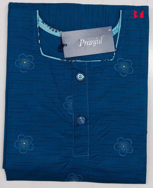 Pranjul Pragati Vol 1 Nighty Wholesale Catalog 5 Pcs 7 510x626 - Pranjul Pragati Vol 1 Nighty Wholesale Catalog 5 Pcs