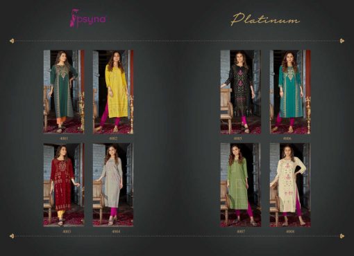 Psyna Platinum Vol 4 Kurti Wholesale Catalog 8 Pcs 12 510x370 - Psyna Platinum Vol 4 Kurti Wholesale Catalog 8 Pcs